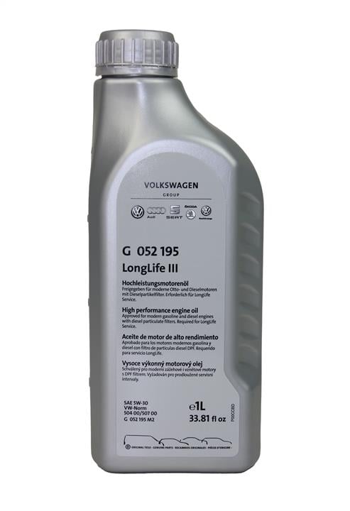 VAG Моторное масло VAG Longlife III 5W-30, 1л – цена