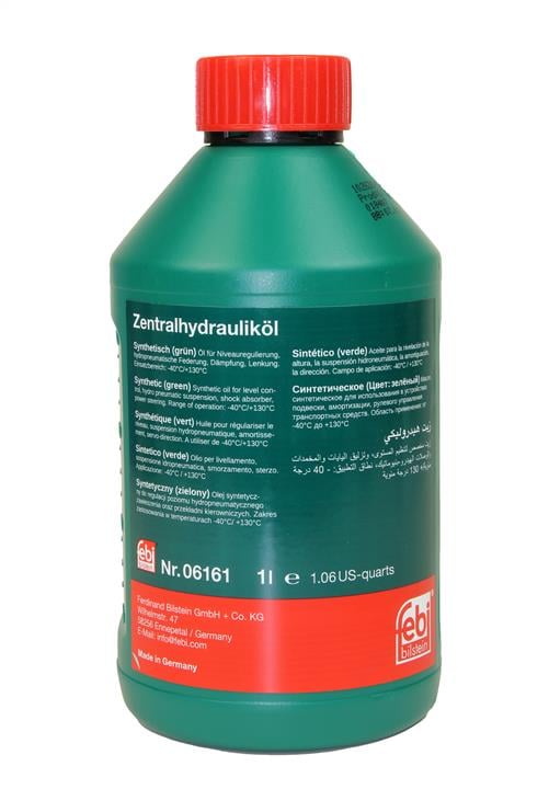 febi 06161 Hydraulic oil Febi Central hydraulic fluid, 1 L 06161: Buy near me at 2407.PL in Poland at an Affordable price!