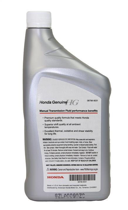 Olej przekładniowy Honda MTF, 0,946L Honda 08798-9031
