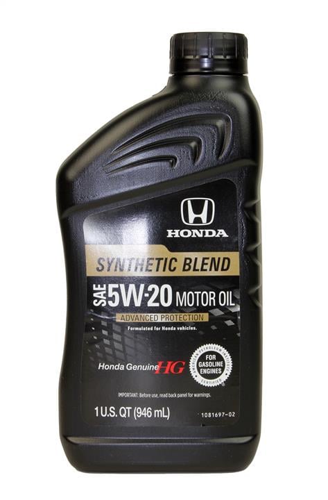 Honda 08798-9132 Olej silnikowy Honda Synthetic Blend 5W-20, 0,946L 087989132: Dobra cena w Polsce na 2407.PL - Kup Teraz!