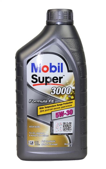 Mobil 152055 Моторное масло Mobil Super 3000 X1 Formula FE 5W-30, 1л 152055: Отличная цена - Купить в Польше на 2407.PL!