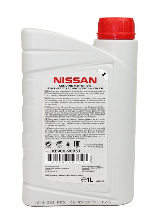 Olej silnikowy Nissan Motor Oil FS 5W-30, 1L Nissan KE900-90033