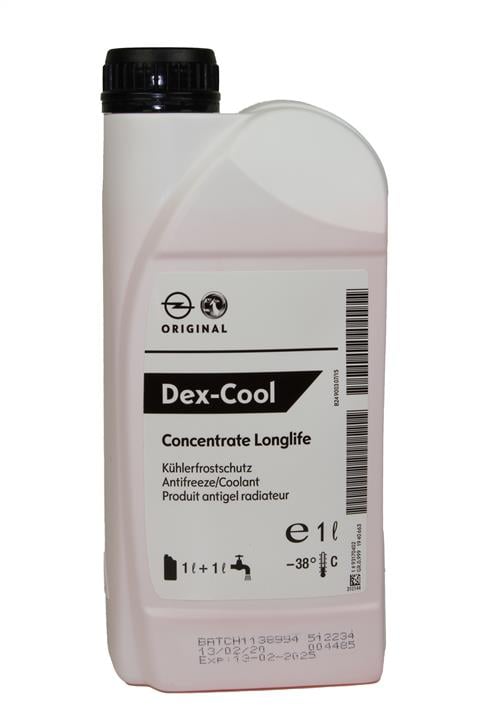 Opel 19 40 663 Antifreeze concentrate G12 DEX-COOL LONGLIFE, red, 1 l (93170402) 1940663: Buy near me in Poland at 2407.PL - Good price!