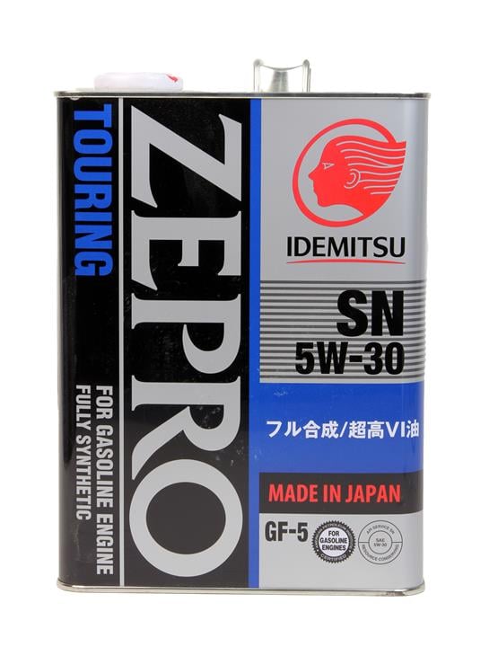 Idemitsu ZEPRO TOURING SN/GF-5 5W-30 4L Моторное масло Idemitsu Touring 5W-30, 4л ZEPROTOURINGSNGF55W304L: Отличная цена - Купить в Польше на 2407.PL!