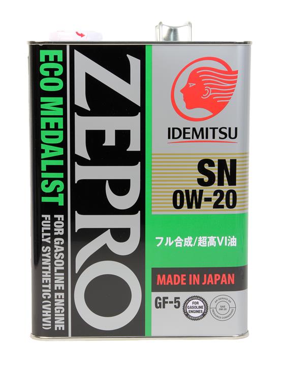 Idemitsu ZEPRO ECO MEDALIST SN/GF-5 0W-20 4L Моторное масло Idemitsu Zepro Eco Medalist 0W-20, 4л ZEPROECOMEDALISTSNGF50W204L: Отличная цена - Купить в Польше на 2407.PL!