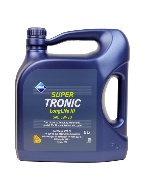 Aral 152A0E Engine oil Aral SuperTronic LongLife III 5W-30, 5L 152A0E: Buy near me in Poland at 2407.PL - Good price!