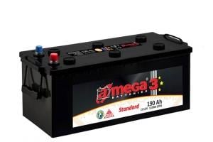 Akumulator A-mega Standard 12V 190Ah 1100А(EN) R-
