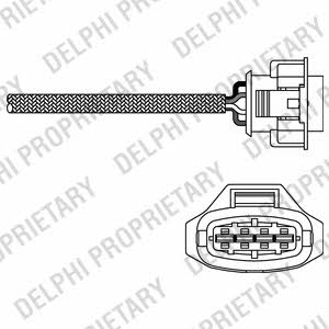 Delphi ES10791-12B1 Lambda sensor ES1079112B1: Buy near me in Poland at 2407.PL - Good price!