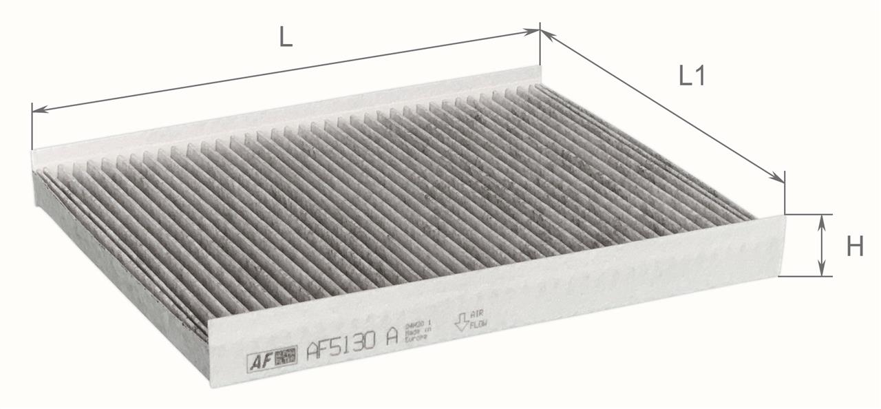 Alpha Filter AF 5130A Filtr kabinowy z węglem aktywnym AF5130A: Dobra cena w Polsce na 2407.PL - Kup Teraz!