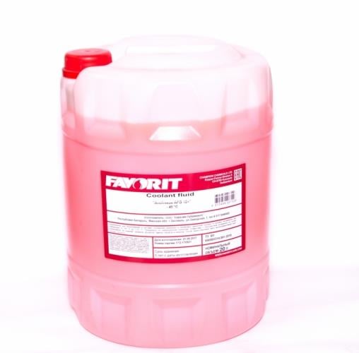 Favorit 4810446007329 Coolant Favorit AFG 12+, red, 20 l 4810446007329: Buy near me at 2407.PL in Poland at an Affordable price!
