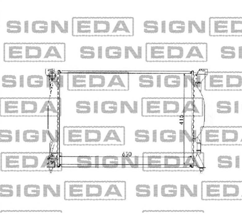 Signeda RA60304A Radiator, engine cooling RA60304A: Buy near me in Poland at 2407.PL - Good price!