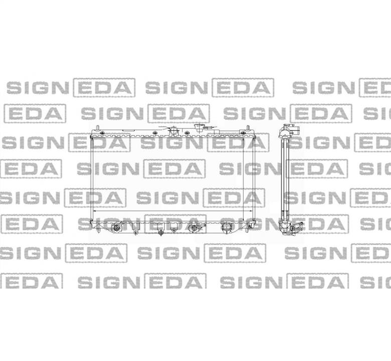Signeda RA62284A Radiator, engine cooling RA62284A: Buy near me in Poland at 2407.PL - Good price!