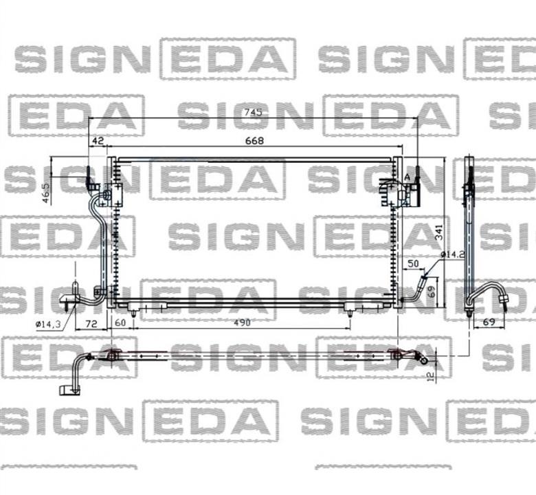 Signeda RC94276 Cooler Module RC94276: Buy near me in Poland at 2407.PL - Good price!