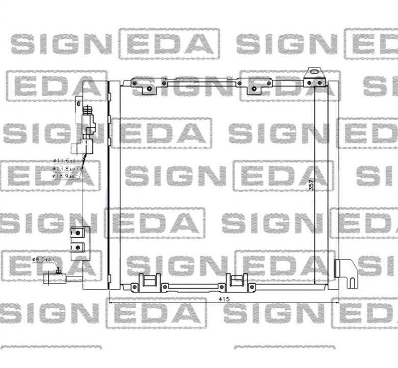 Signeda RC94385 Cooler Module RC94385: Buy near me in Poland at 2407.PL - Good price!