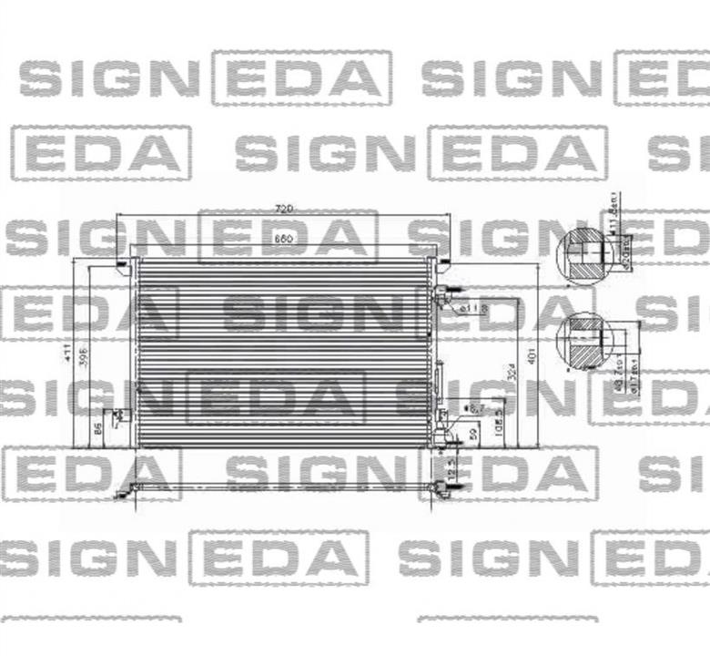 Signeda RC94597 Cooler Module RC94597: Buy near me in Poland at 2407.PL - Good price!