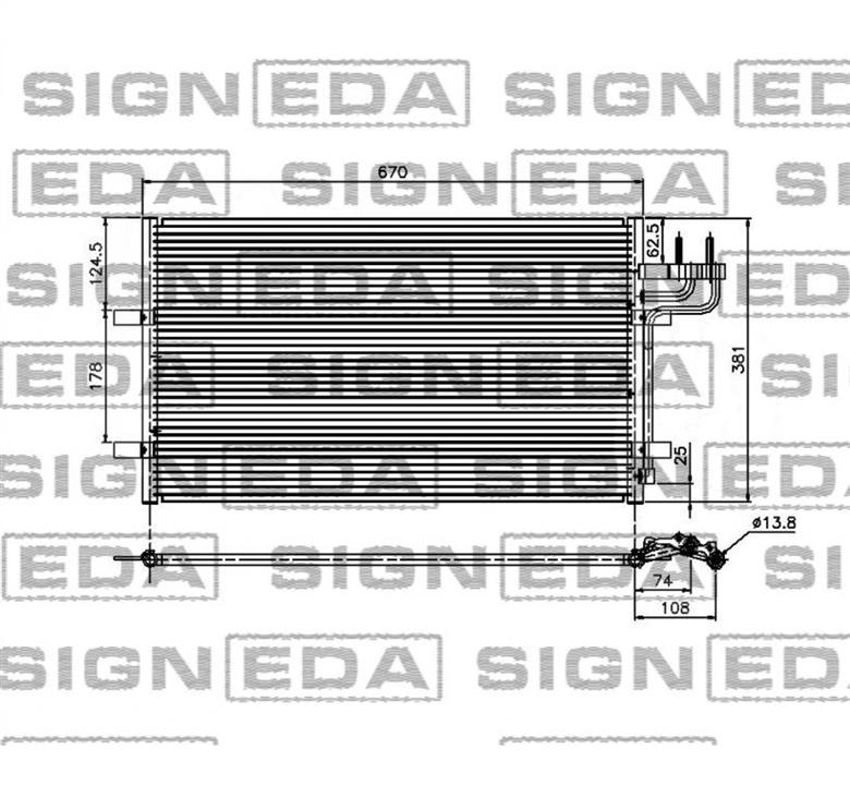 Signeda RC94663 Cooler Module RC94663: Buy near me in Poland at 2407.PL - Good price!