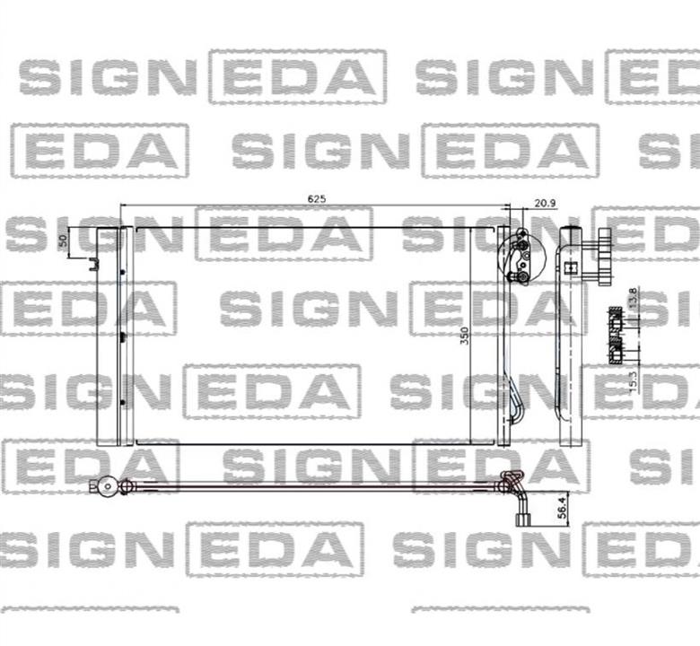 Signeda RC94873 Cooler Module RC94873: Buy near me in Poland at 2407.PL - Good price!