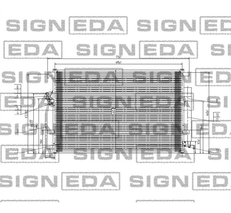 Signeda RC94917 Cooler Module RC94917: Buy near me in Poland at 2407.PL - Good price!