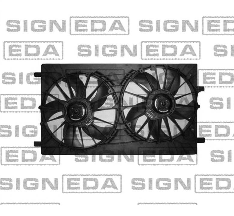 Signeda RDCR1289A Вентилятор електричний подвійний радіатора з дифузором RDCR1289A: Приваблива ціна - Купити у Польщі на 2407.PL!