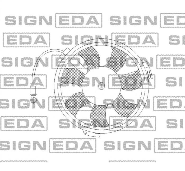 Signeda RDVWA73930 Radiator diffuser RDVWA73930: Buy near me in Poland at 2407.PL - Good price!