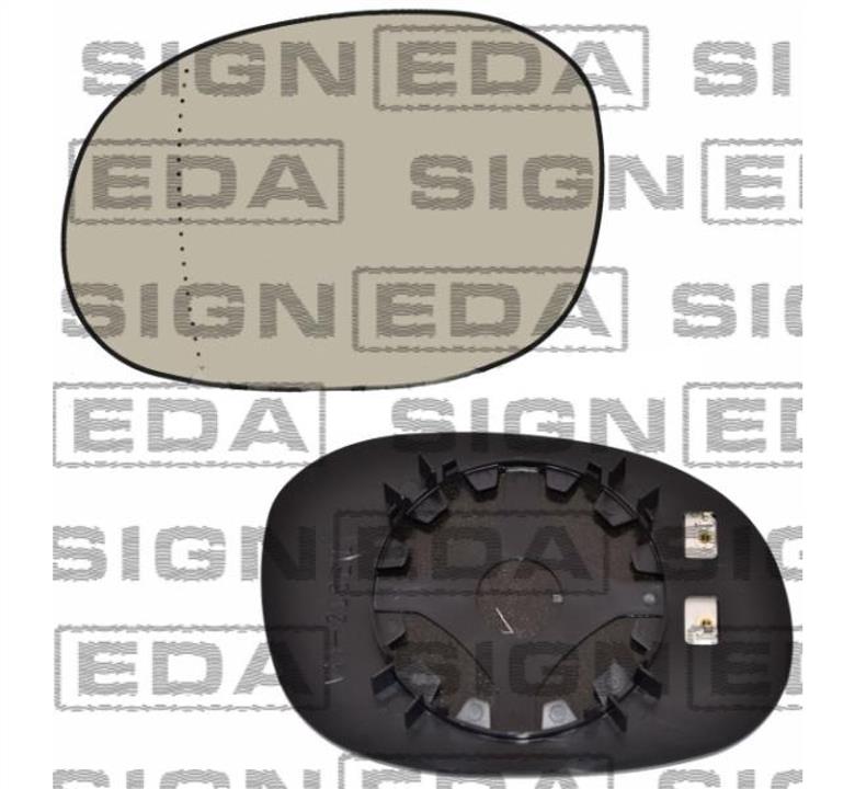 Signeda SPGM1002BL Left side mirror insert SPGM1002BL: Buy near me in Poland at 2407.PL - Good price!