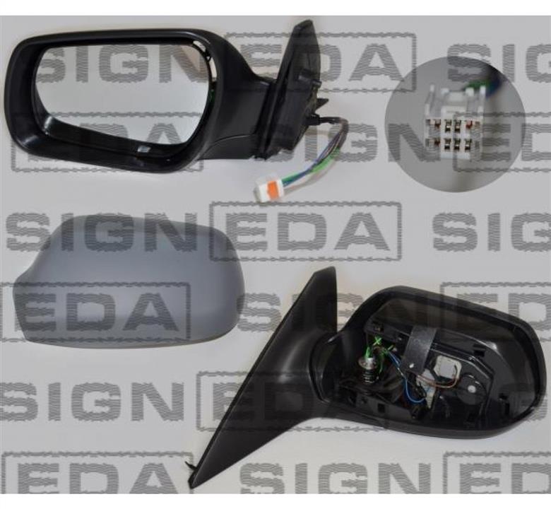 Signeda VMZM1031DL Rearview mirror external left VMZM1031DL: Buy near me in Poland at 2407.PL - Good price!