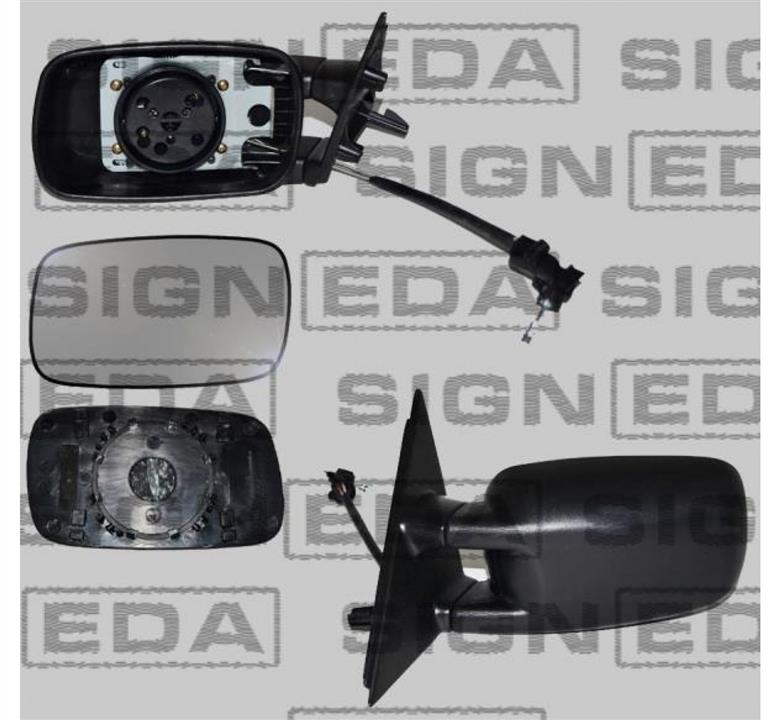 Signeda VVWM1002AL Rearview mirror external left VVWM1002AL: Buy near me in Poland at 2407.PL - Good price!