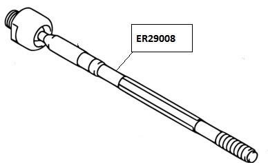 Jikiu ER29008 Inner Tie Rod ER29008: Buy near me in Poland at 2407.PL - Good price!