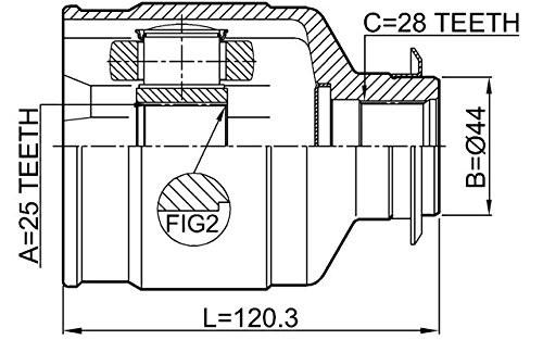 Jikiu JC11076 Шарнир равных угловых скоростей (ШРУС) JC11076: Отличная цена - Купить в Польше на 2407.PL!