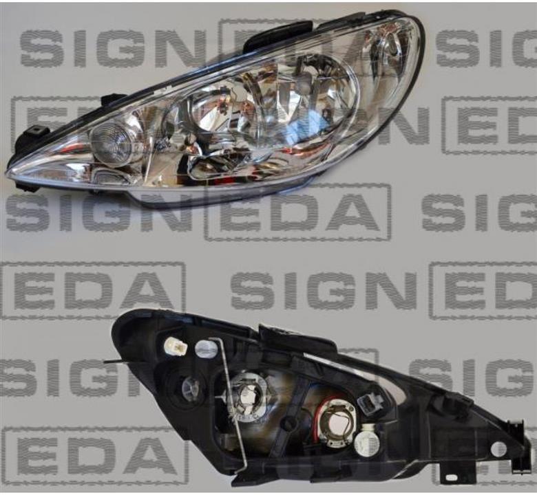 Signeda ZPG1121EL Headlight left ZPG1121EL: Buy near me in Poland at 2407.PL - Good price!