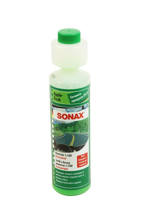 Sonax 372141 Summer windshield washer fluid, concentrate, 1:100, Apple, 0,25l 372141: Buy near me in Poland at 2407.PL - Good price!