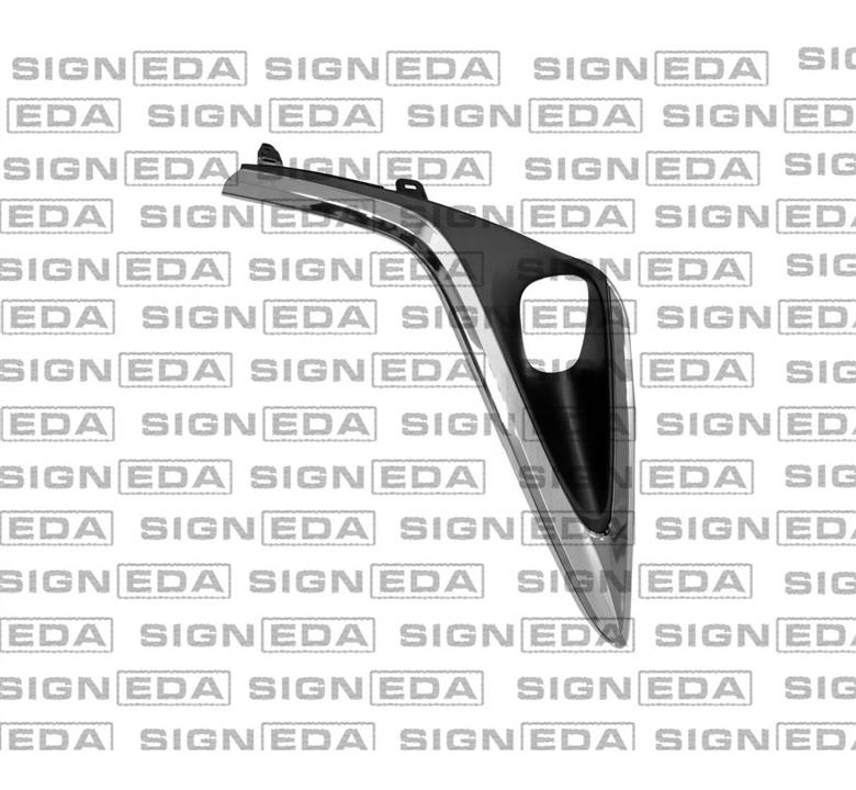 Signeda PTY99520CAR Front bumper grille (plug) right PTY99520CAR: Buy near me in Poland at 2407.PL - Good price!