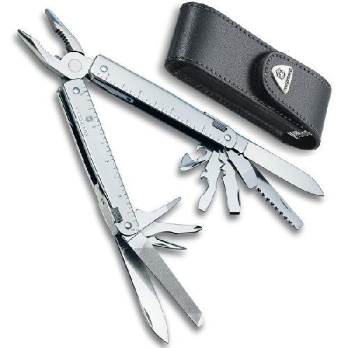 Victorinox VX30323.L Multitool in the leather cover VX30323L: Buy near me at 2407.PL in Poland at an Affordable price!