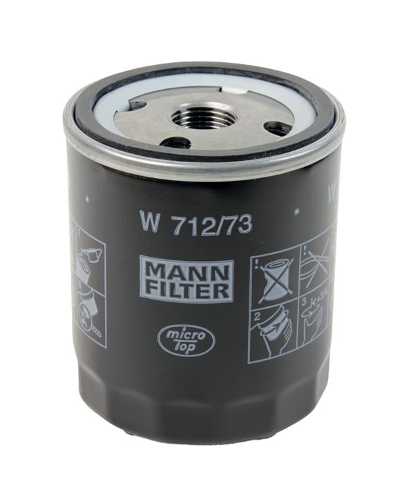 Mann-Filter W 712/73 Oil Filter W71273: Buy near me in Poland at 2407.PL - Good price!