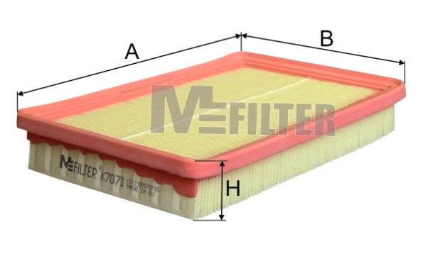 M-Filter K 7071 Air filter K7071: Buy near me in Poland at 2407.PL - Good price!