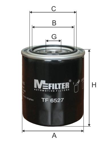 M-Filter TF 6527 Oil Filter TF6527: Buy near me in Poland at 2407.PL - Good price!