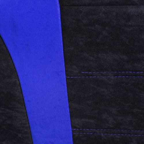 Zestaw okładek Velur (11 sztuk) czarny&#x2F;niebieski Vitol VSC-38260V-11 BK&#x2F;BL