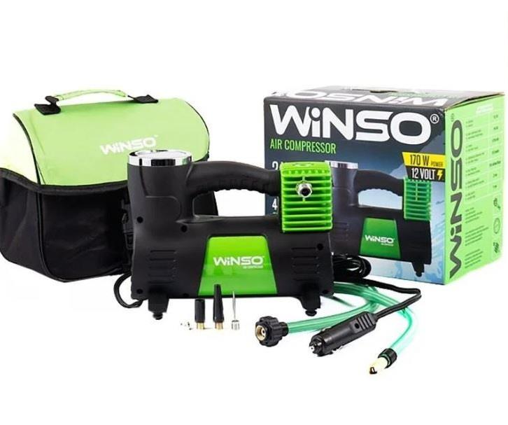 Winso 133000 Компрессор автомобильный 10 Атм, 40 л / хв.170Вт, кабель 3 м., шланг 1 м 133000: Отличная цена - Купить в Польше на 2407.PL!