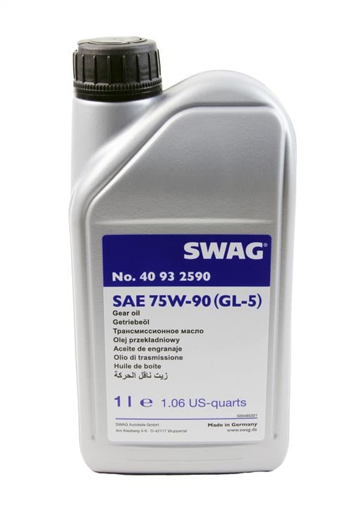 SWAG 40 93 2590 Transmission oil SWAG 75W-90, 1L 40932590: Buy near me in Poland at 2407.PL - Good price!
