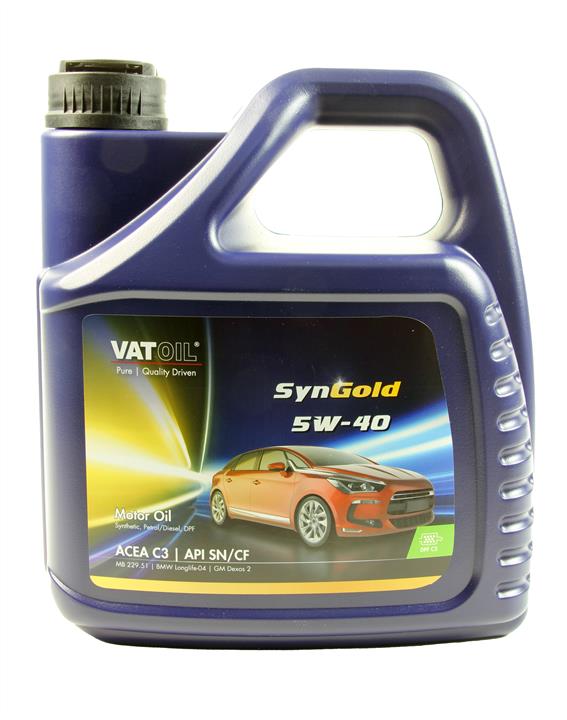 Vatoil 50011 Моторное масло Vatoil SynGold 5W-40, 4л 50011: Отличная цена - Купить в Польше на 2407.PL!