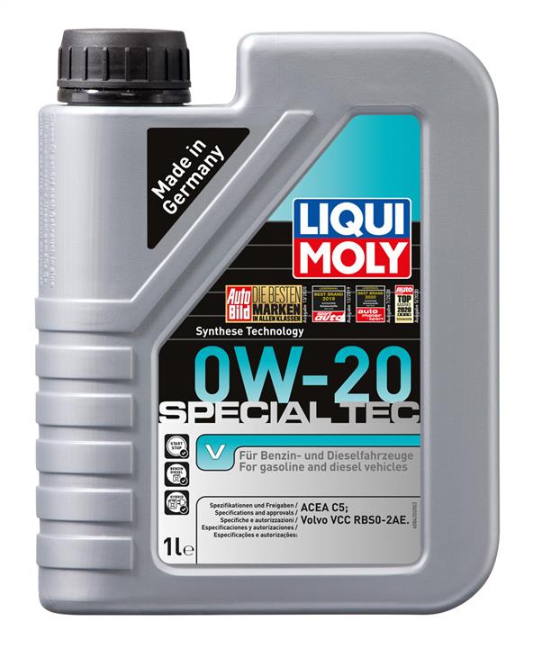 Liqui Moly 20631 Olej silnikowy Liqui Moly Special Tec V 0W-20, 1L 20631: Atrakcyjna cena w Polsce na 2407.PL - Zamów teraz!