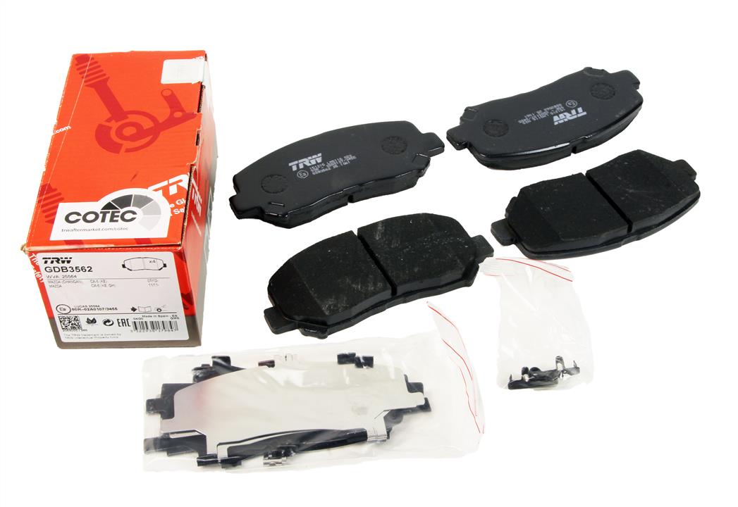 TRW GDB3562 TRW COTEC disc brake pads, set GDB3562: Buy near me in Poland at 2407.PL - Good price!