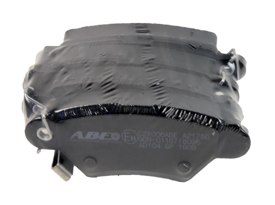 ABE C2X006ABE Rear disc brake pads, set C2X006ABE: Buy near me in Poland at 2407.PL - Good price!
