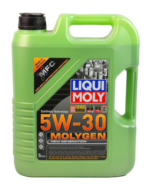9043 Liqui Moly - Price Engine oil Liqui Moly Molygen New Generation 5W-30,  5L 9043 -  Store