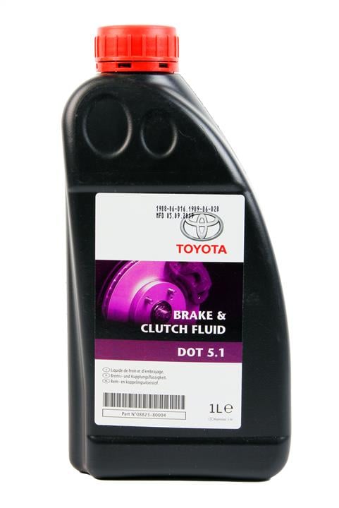 Toyota 08823-80004 Тормозная жидкость DOT 5.1, 1л 0882380004: Отличная цена - Купить в Польше на 2407.PL!