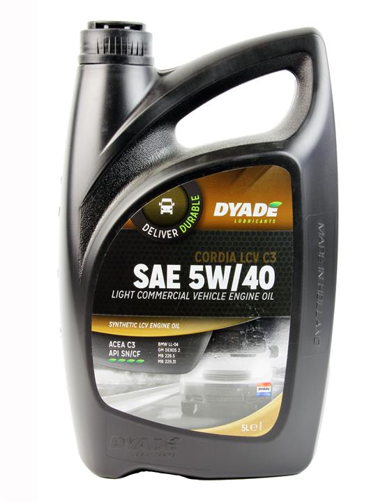 DYADE Lubricants 565042 Engine oil DYADE Lubricants Cordia LCV 5W-40, 5L 565042: Buy near me at 2407.PL in Poland at an Affordable price!