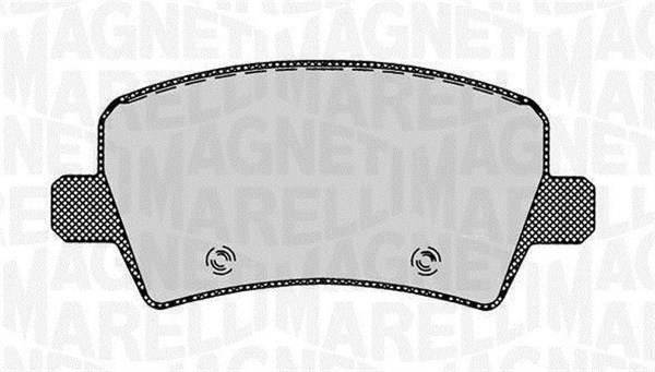 Magneti marelli 363916060264 Brake Pad Set, disc brake 363916060264: Buy near me in Poland at 2407.PL - Good price!