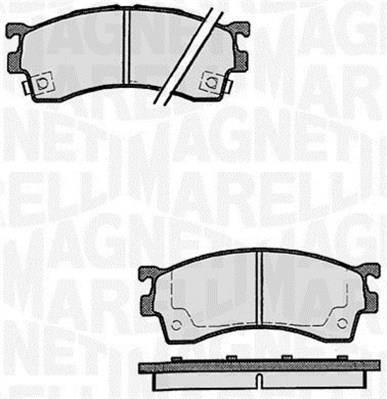 Magneti marelli 363916060296 Brake Pad Set, disc brake 363916060296: Buy near me in Poland at 2407.PL - Good price!