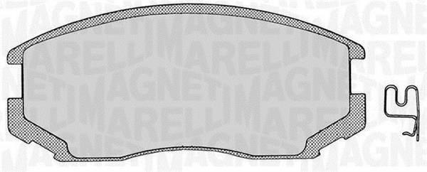 Magneti marelli 363916060333 Тормозные колодки дисковые, комплект 363916060333: Отличная цена - Купить в Польше на 2407.PL!