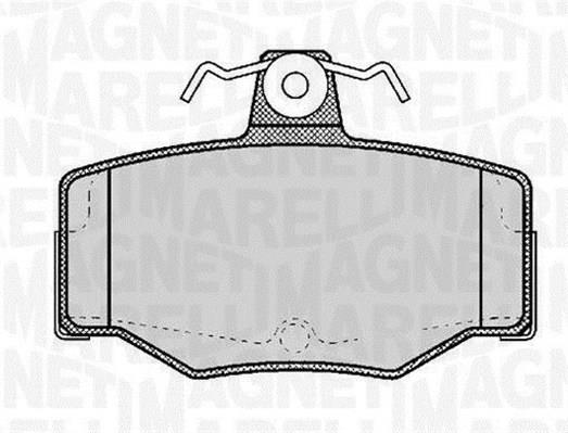 Magneti marelli 363916060345 Brake Pad Set, disc brake 363916060345: Buy near me in Poland at 2407.PL - Good price!